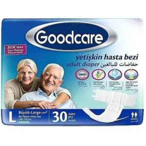 پوشک بزرگسال چسبی گودکیر سایز لارج بسته 30 عددی Goodcare