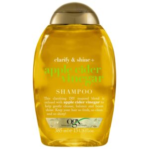 شامپو او جی ایکس OGX مدل Clarify And Shine + Apple Cider Vinegar حجم 385 میل