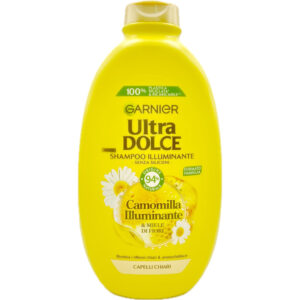 شامپو بابونه و عسل گارنیر Garnier سری Ultra Dolce تقویت و درخشان کننده حجم 600 میل