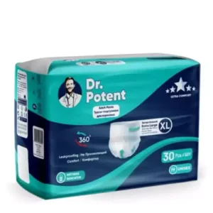 پوشک شورتی بزرگسال بسته 30 عددی سایز ایکس لارج Dr.Potent