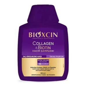 شامپو بیوکسین BIOXCIN حاوی کلاژن و بیوتین حجم 300 میل