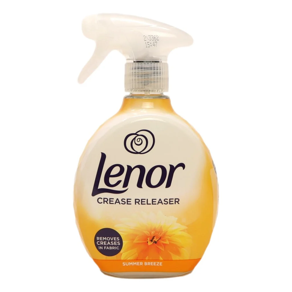 اسپری ضد چروک و اتو کننده لباس لنور lenor رایحه Summer Breeze حجم 500 میل