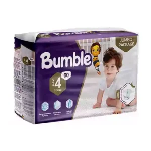 پوشک چسبی آوانتاژ سایز 4 بسته 60 عددی bumble