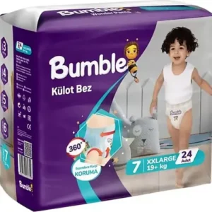 پوشک شورتی بچه بامبل سایز 7 بسته 24 عددی Bumble