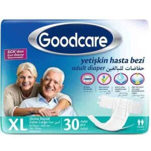 پوشک بزرگسال چسبی گودکیر سایز ایکس لارج بسته 30 عددی Goodcare