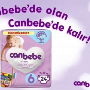 Canbebe پوشک بچه جان به به سایز 6 بسته 24 عددی