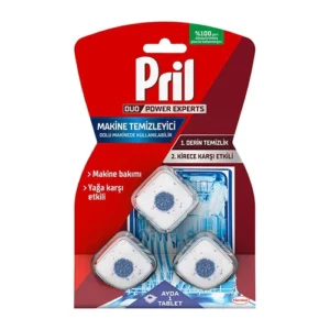 قرص جرمگیر ماشین ظرفشویی پریل بسته 3 عددی pril