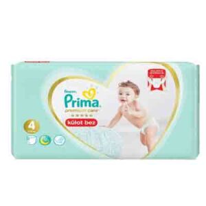 پوشک شورتی پریما ضدحساسیت سایز 4 بسته 44عددی لهستان Prima