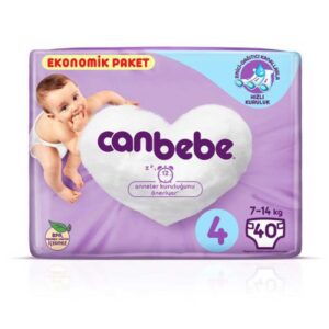 پوشک بچه جان به به سایز 4 بسته 40 عددی Canbebe
