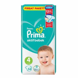 Primaپوشک بچه پریما آوانتاژ بسته 54 عددی سایز 4