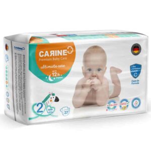 پوشک آلمانی چسبی کارین سایز 2 بسته 37 تایی Carine