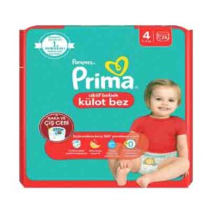 پوشک شورتی پریما سایز 4 بسته 25 تایی Prima