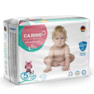 پوشک چسبی آلمانی کارین سایز 5 بسته 31 عددی Carine