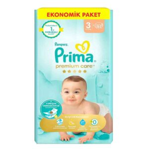پوشک بچه پریما سنستیو ضد حساسیت لهستان سایز 3 بسته 52عددی Prima