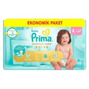 پوشک بچه پریما ضدحساسیت سایز 4 بسته 46 عددی Prima