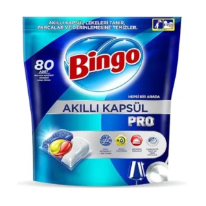 قرص ظرفشویی بینگو Bingo مدل Pro بسته 80 عددی