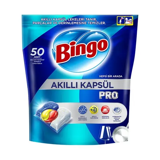 قرص ظرفشویی بینگو Bingo مدل Pro بسته 50 عددی
