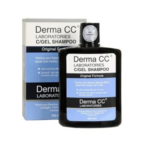 شامپو درمانی ضد ریزش و ضد شوره درما سی سی Derma CC مدل C/Gel حجم 500 میل
