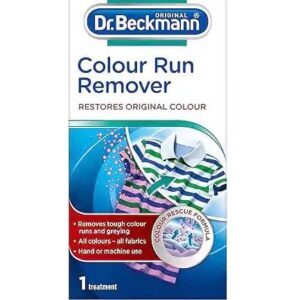پودر پاک کننده رنگ گرفتگی لباس دکتر بکمن Dr.beckmann colour run remover