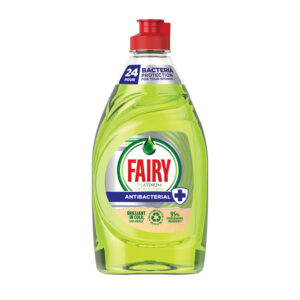 مایع ظرفشویی فیری Fairy مدل Platinum Anti Bacterial رایحه لیمو ۸۲۰ میل