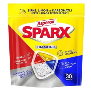 قرص ماشین ظرفشویی اسپروکس ASPEROX مدل Diamond بسته 30 عددی