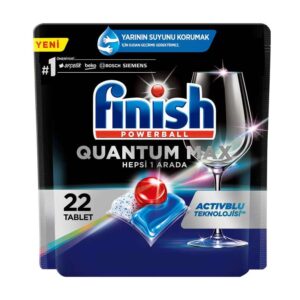 قرص ظرفشویی فینیش Finish مدل Quantom Max بسته 22 عددی