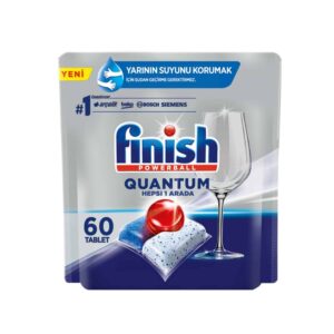 قرص ظرفشویی فینیش Finish مدل Quantom بسته 60 عددی