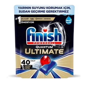 قرص ظرفشویی فینیش Finish مدل Quantom Max | Ultimate بسته 40 عددی