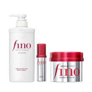 ست 3 عددی احیا کننده شامپو ، ماسک مو و روغن مو فیننو fino سری Premiuim Touch