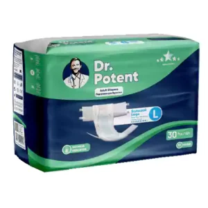 پوشک چسبی بزرگسال دکتر پوتنت سایز لارج بسته 30 عددی Dr.Potent hasta bezlari