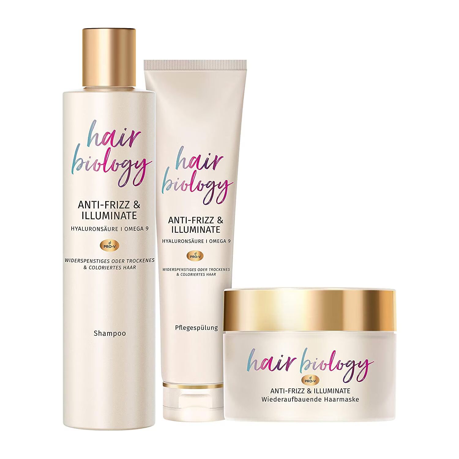 پک مراقبتی مو های خشک و رنگ شده پنتن Pantene اصل ایتالیا مدل Hair Biology