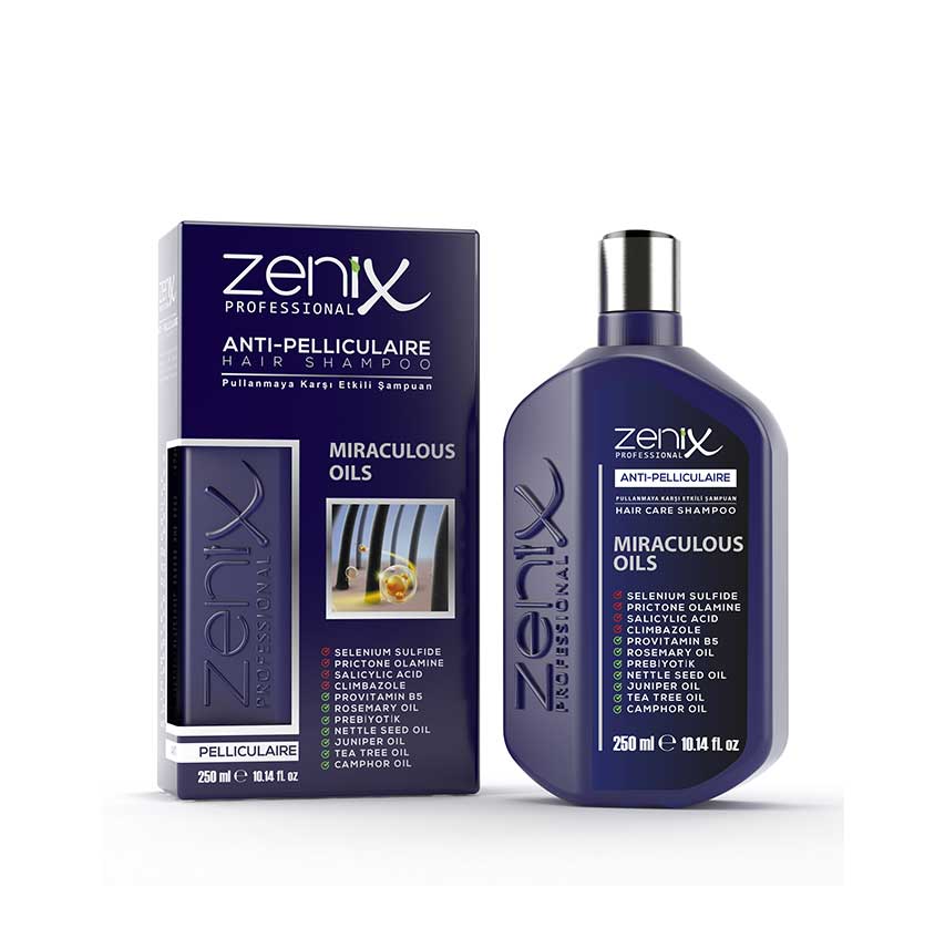 شامپو درمانی اگزما, خارش و ترمیم پوست سر زنیکس Zenix حجم 250 میل