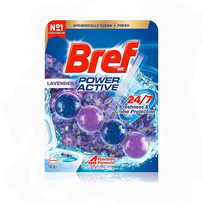 قرص توالت فرنگی 4تایی برف Bref رایحه لوندر