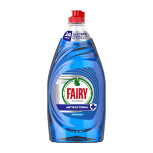 مایع ظرفشویی فیری Fairy مدل Platinum Anti Bacterial رایحه اکالیپتوس ۸۲۰ میل