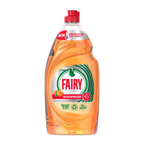 مایع ظرفشویی فیری Fairy مدل Platinum Quick Wash رایحه پرتقال ۸۲۰ میل