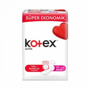 نوار بهداشتی کوتکس kotex بلند مدل Ultra بسته 16 عددی