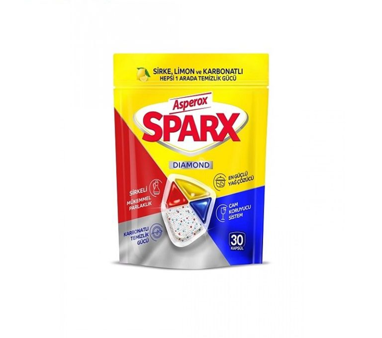 قرص ماشین ظرفشویی اسپروکس Asperox مدل Sparx Diamond بسته 30 عددی