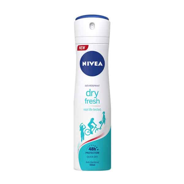اسپری ضد تعریق نیوا Nivea زنانه مدل Dry Fresh حجم 200 میل