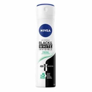 اسپری ضد تعریق نیوا Nivea زنانه مدل Black White Invisible Fresh حجم 200 میل