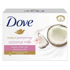 صابون کرمی داو Dove مدل Coconut Milk شیر نارگیل وزن 100 گرم