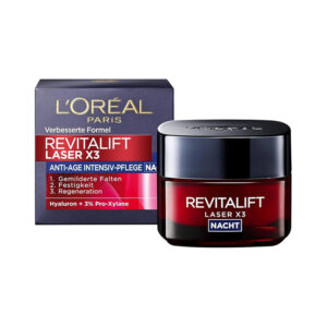 کرم شب ضد چروک و لیفتینگ لورال Loreal مدل Revitalift Laser X3 حجم 50 میل