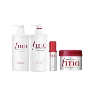 ست 4 عددی احیا کننده شامپو ، نرم کننده ، ماسک مو و روغن مو فینو fino سری Premiuim Touch