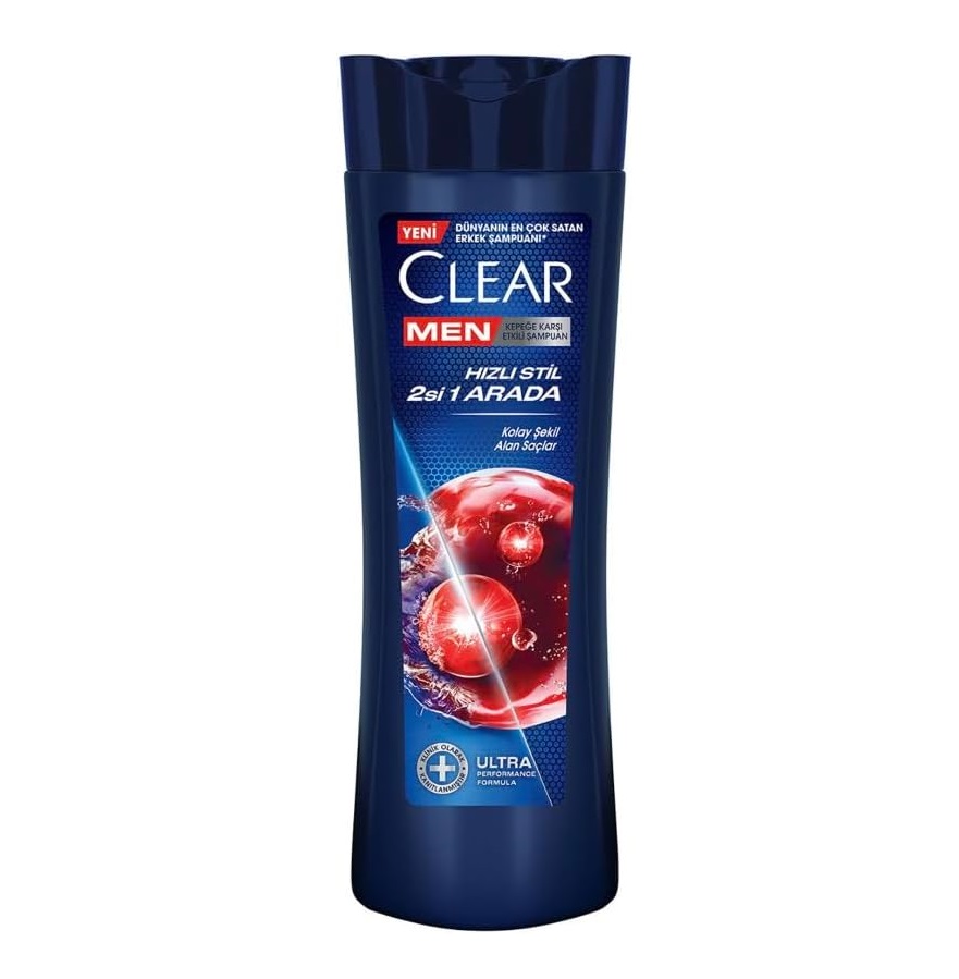 شامپو کلیر Clear مردانه مدل Hizli Stil حجم 350 میل