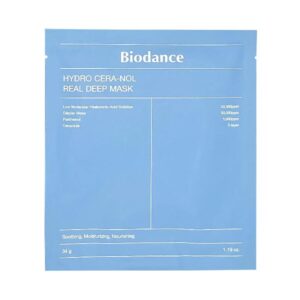 ماسک ورقه‌ ای آبرسان و مرطوب کننده بایودنس Biodance