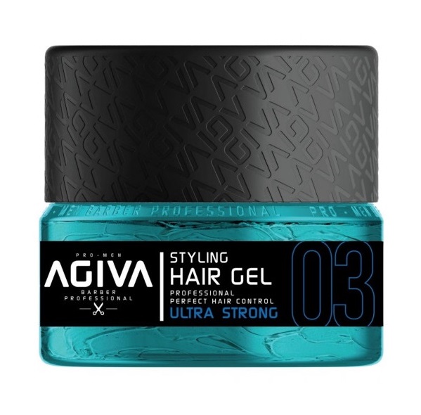 ژل مو آگیوا Agiva شماره 03 مدل Ultra Strong حجم 200 میل