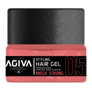 ژل مو آگیوا Agiva شماره 05 مدل Mega Strong حجم 200 میل