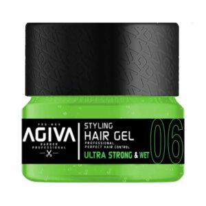ژل مو آگیوا Agiva شماره 06 مدل Ultra Strong and Wet حجم 200 میل