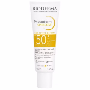ضد آفتاب ضدلک و جوانساز بایودرما Bioderma مدل Spot-Age و SPF 50 حجم 40 میل