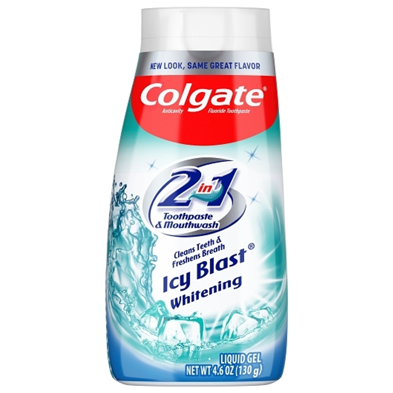 خمیر دندان و دهانشویه کولگیت Colgate مدل Icy Blast سفید کننده حجم 100 میل