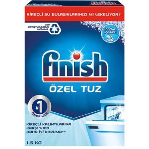 نمک ماشین ظرفشویی فینیش finish مدل Ozel Tuz بسته 1500 گرمی اصل ترکیه